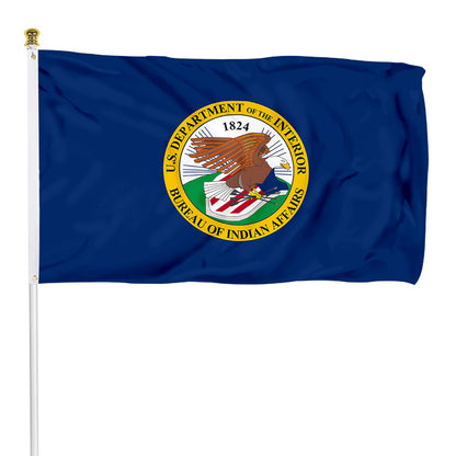 Fyon The Bureau of Indian Affairs Flag  Indoor and Outdoor Banner