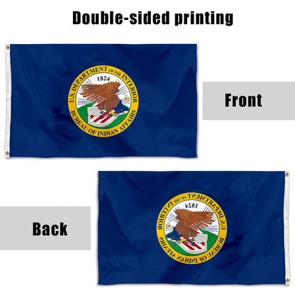 Fyon The Bureau of Indian Affairs Flag  Indoor and Outdoor Banner