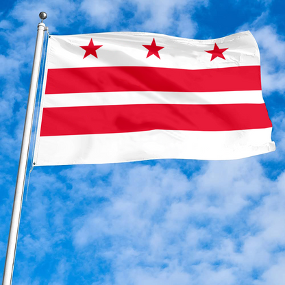 Fyon The District of Columbia flag Banner