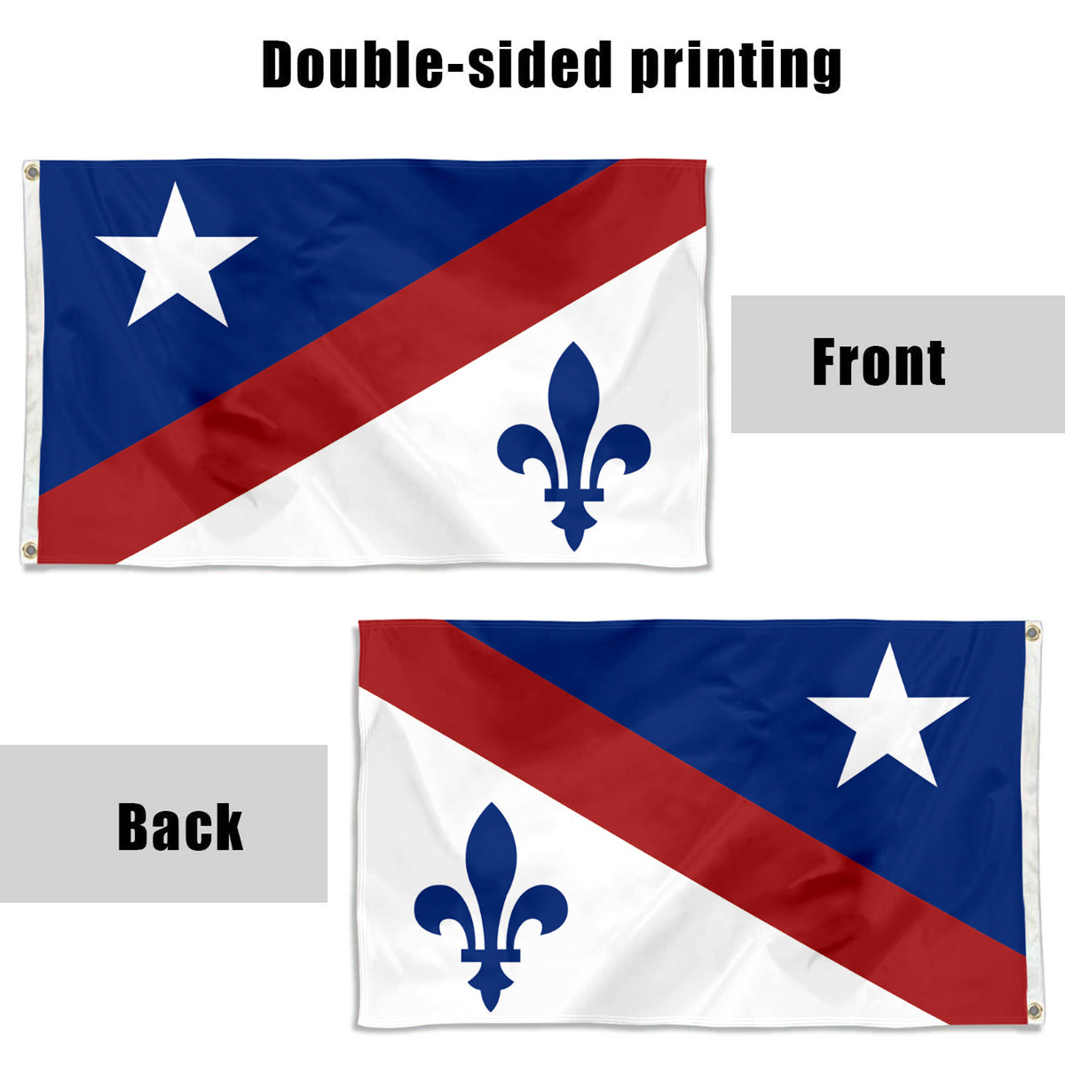 Fyon The Franco-American Flag Banner