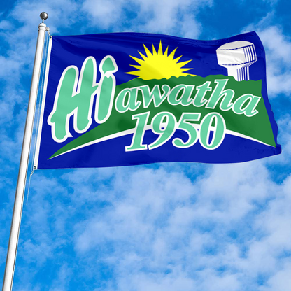 Fyon The Hiawatha, Iowa flag  Banner