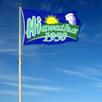 Fyon The Hiawatha, Iowa flag  Banner