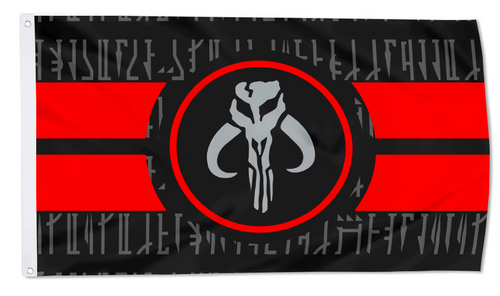 Fyon Star Wars Mandalorian Flag Indoor and outdoor banner 32813