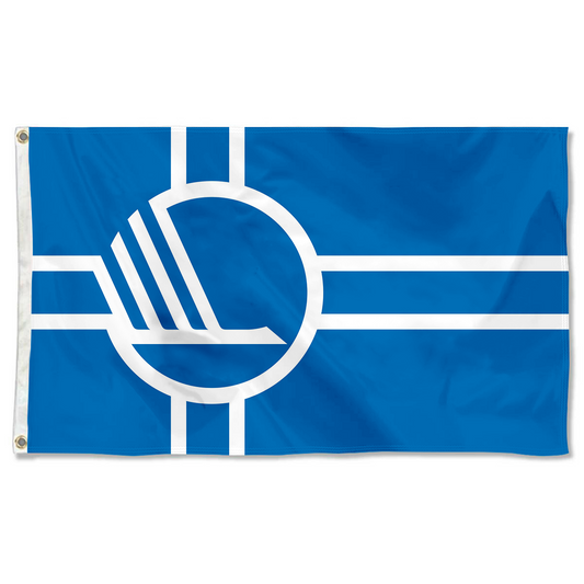 Fyon The Nordic Council Flag Indoor and outdoor banner Blue 02