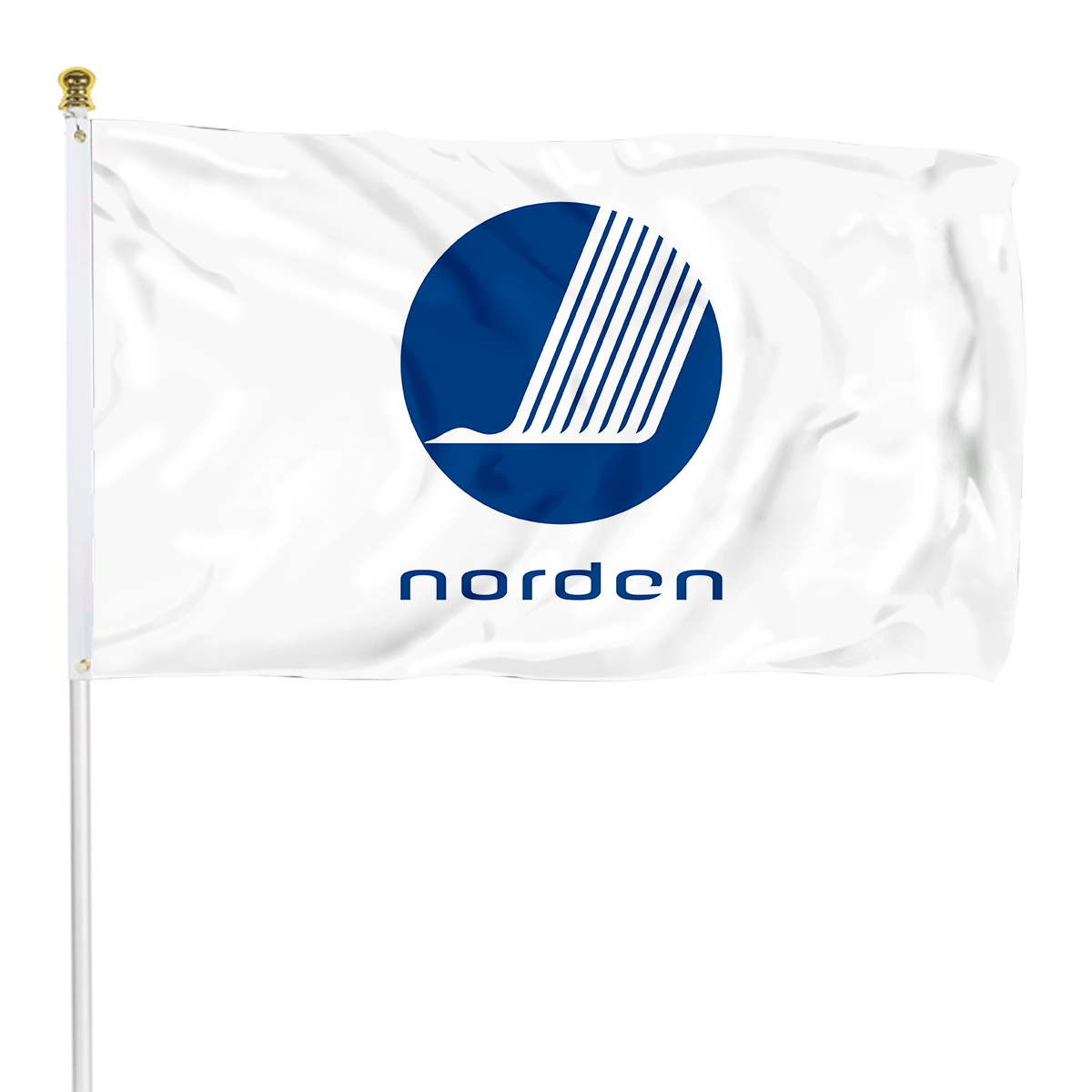 Fyon The Nordic Council Flag White Indoor and outdoor banner 40105