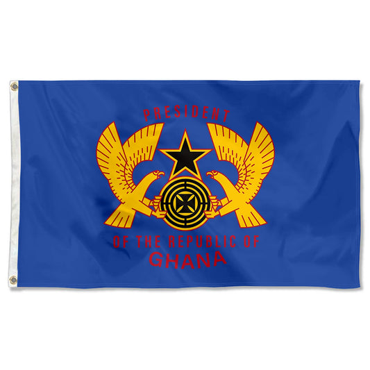 Fyon The President of Ghana Original nased on a scan from BR20 of All Nations Flag Banner