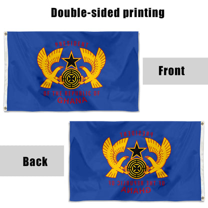 Fyon The President of Ghana Original nased on a scan from BR20 of All Nations Flag Banner