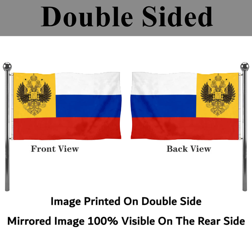 Fyon The Private use of The Russian Empire as it was commonly depicted Flag Banner