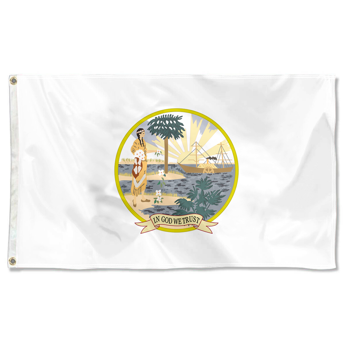Fyon The United States Florida (1868–1900) Flag Banner