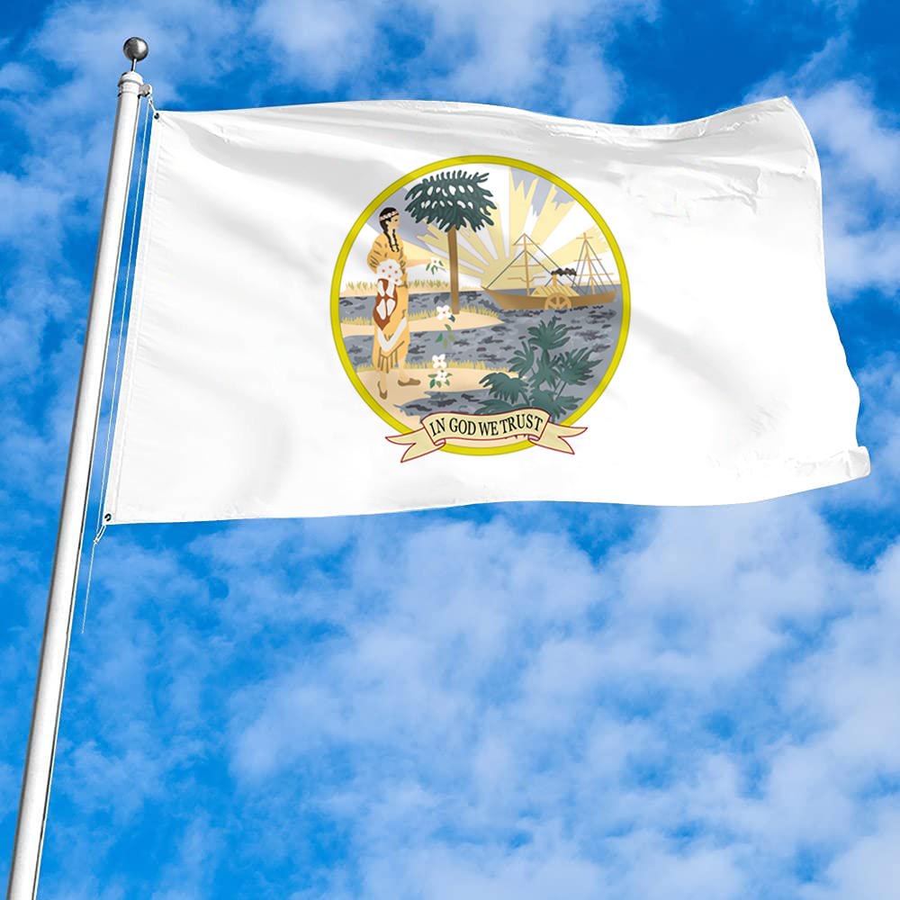 Fyon The United States Florida (1868–1900) Flag Banner