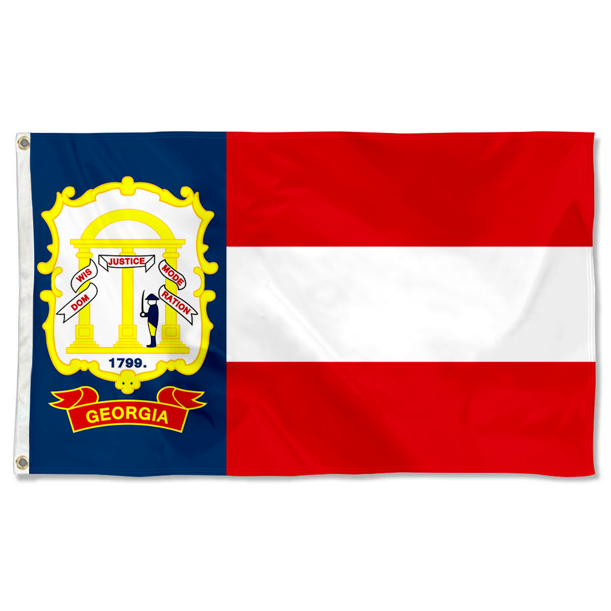 Fyon The United States Georgia(1906–1920) Flag Banner
