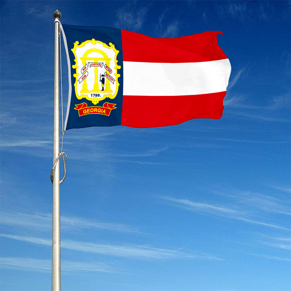 Fyon The United States Georgia(1906–1920) Flag Banner