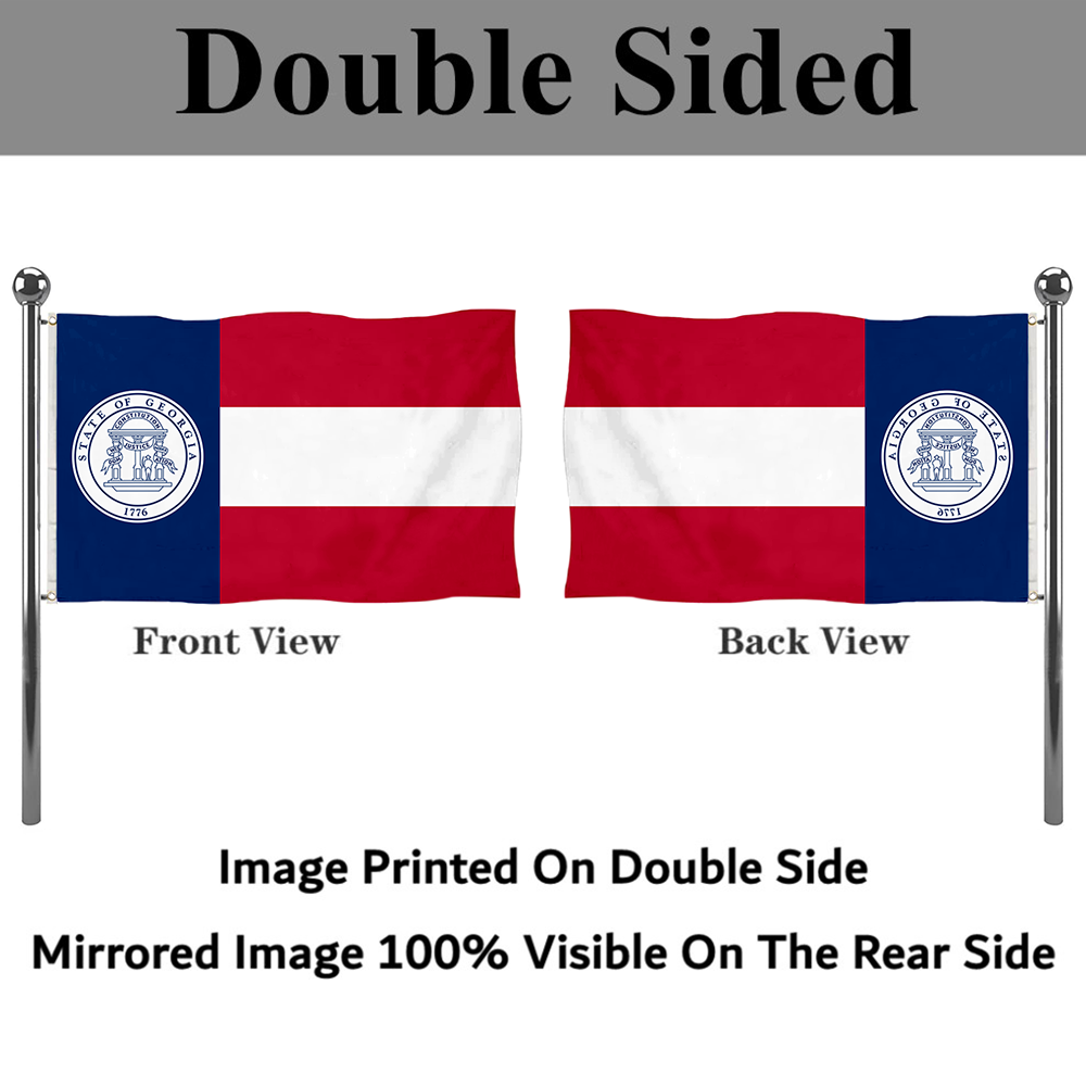 Fyon The United States Georgia (1920–1956) Flag Banner