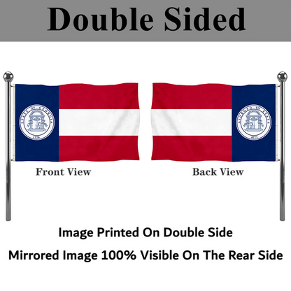 Fyon The United States Georgia (1920–1956) Flag Banner