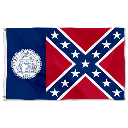 Fyon The United States Georgia(1956–2001) Flag Banner
