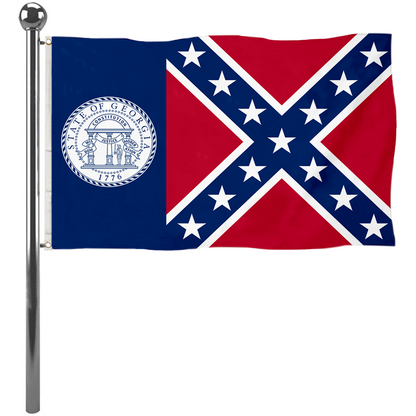 Fyon The United States Georgia(1956–2001) Flag Banner