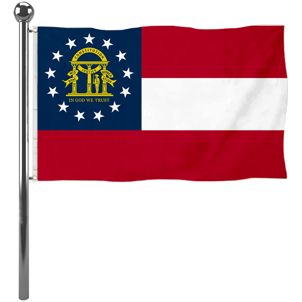 Fyon The United States Georgia (U.S._state) Flag Banner