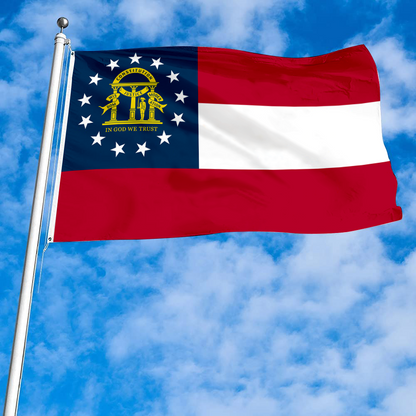 Fyon The United States Georgia (U.S._state) Flag Banner