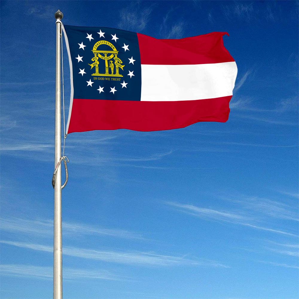 Fyon The United States Georgia (U.S._state) Flag Banner