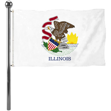 Fyon The United States Illinois Flag  Banner