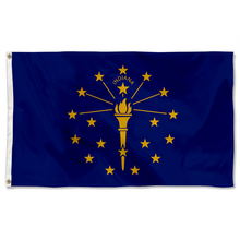 Fyon The United States Indiana Flag  Banner