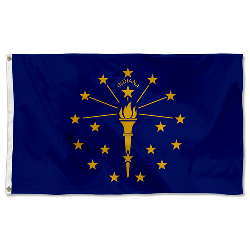 Fyon The United States Indiana Flag  Banner