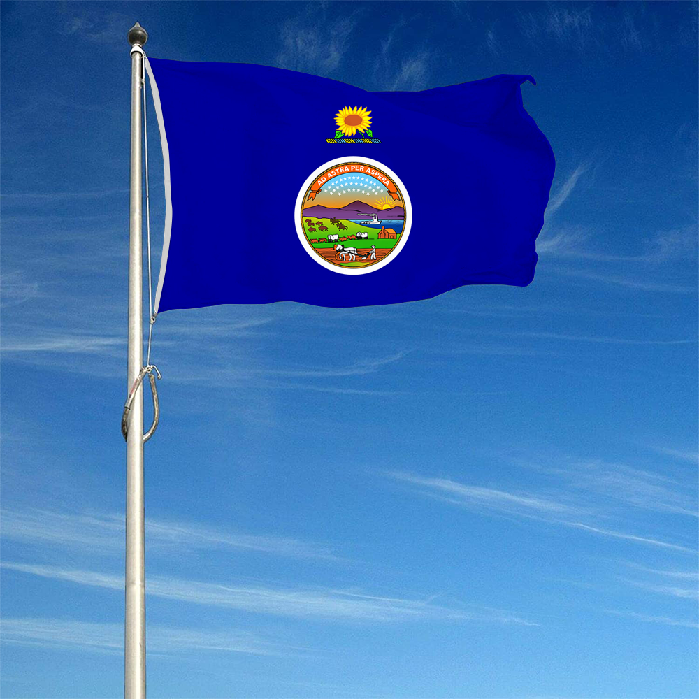 Fyon The United States Kansas (1927–1961) Flag  Banner