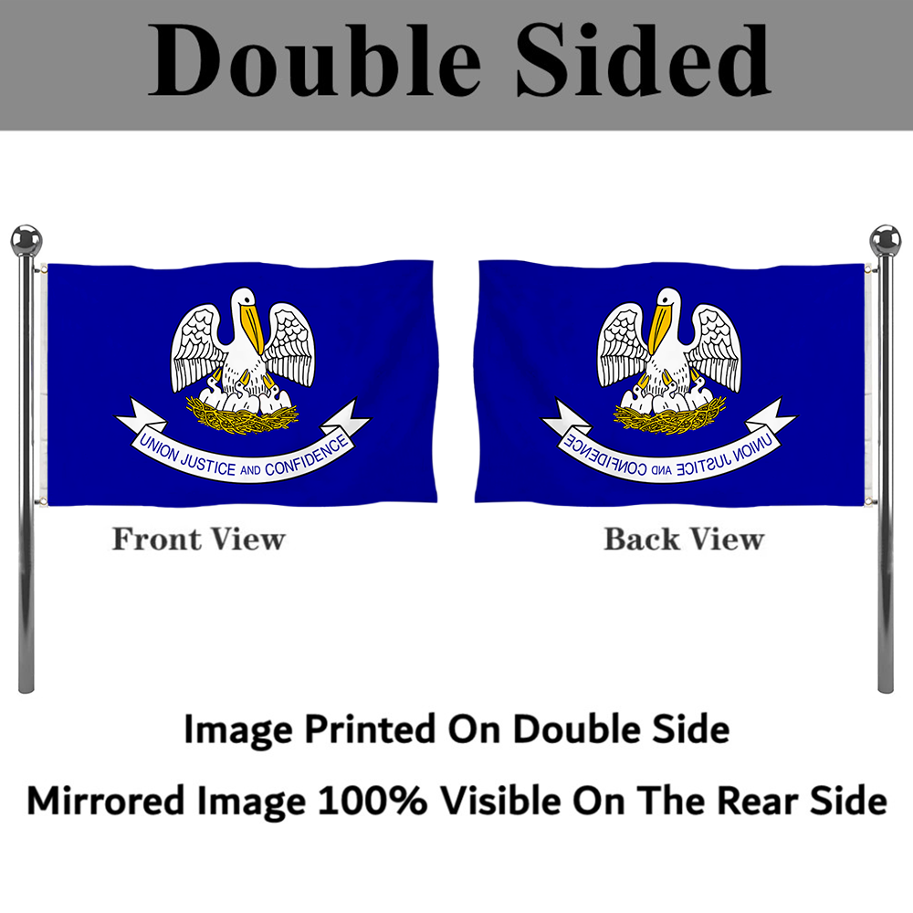 Fyon The United States Louisiana(1912–2006) Flag Banner