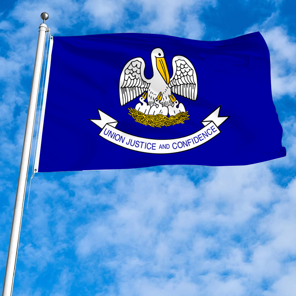 Fyon The United States Louisiana(1912–2006) Flag Banner