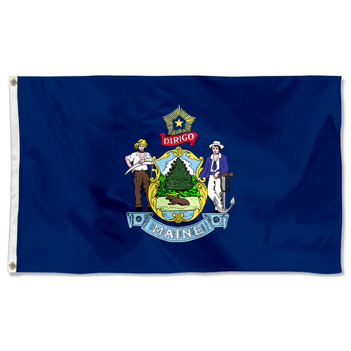 Fyon The United States Maine Flag  Banner