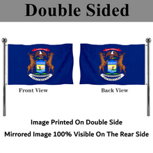 Fyon The United States Michigan Flag Banner