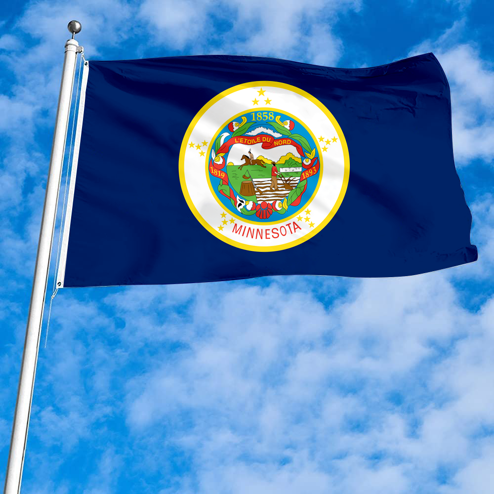 Fyon The United States Minnesota(1957–1983) Flag  Banner