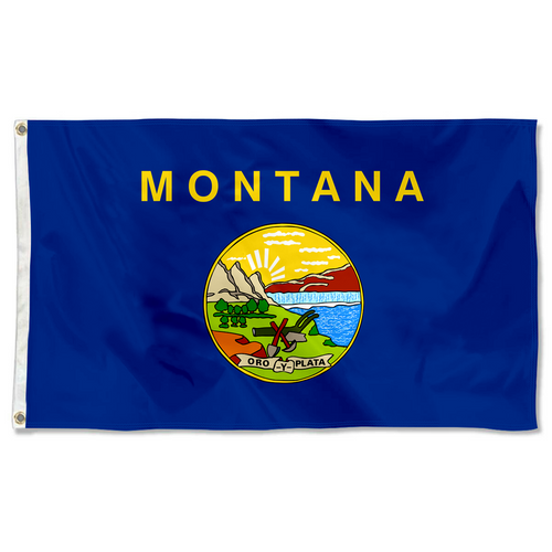 Fyon The United States Montana Flag  Banner