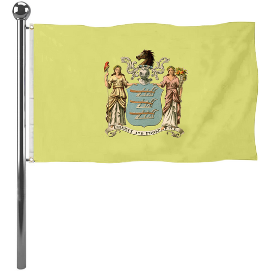 Fyon The United States New Jersey (1896–1965) Flag Banner