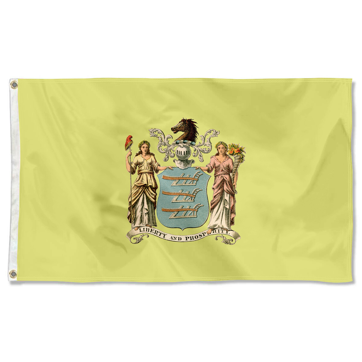 Fyon The United States New Jersey (1896–1965) Flag Banner