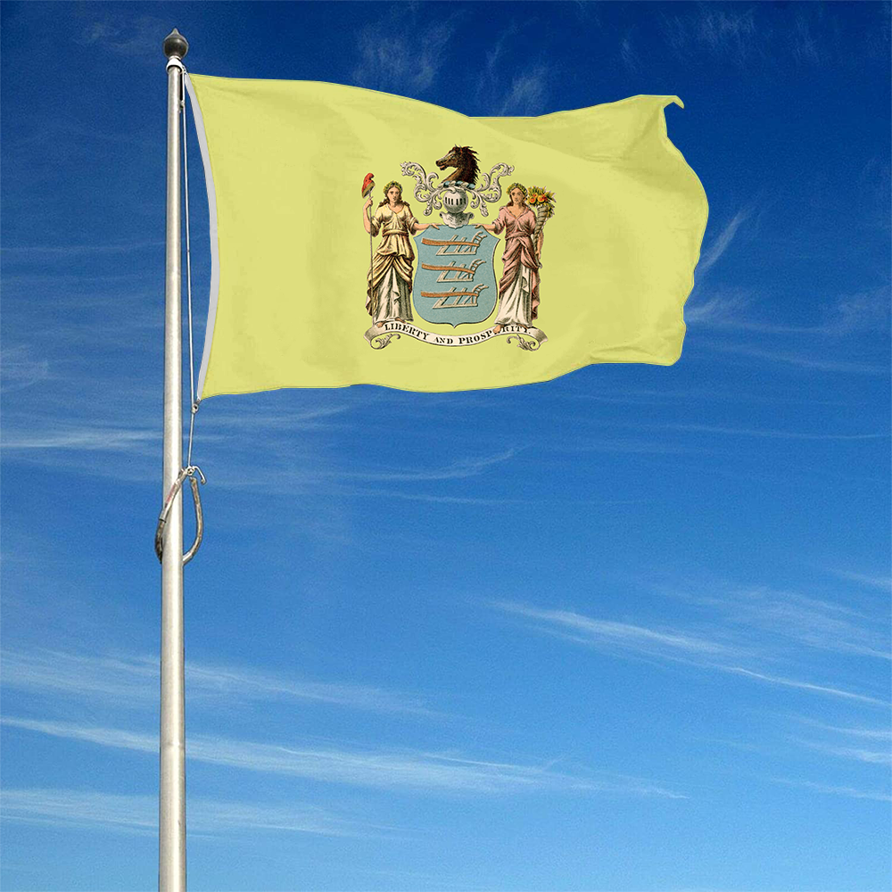Fyon The United States New Jersey (1896–1965) Flag Banner