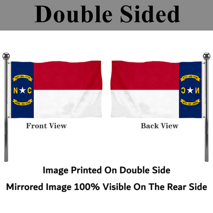 Fyon The United States North Carolina (1885–1991) Flag Banner