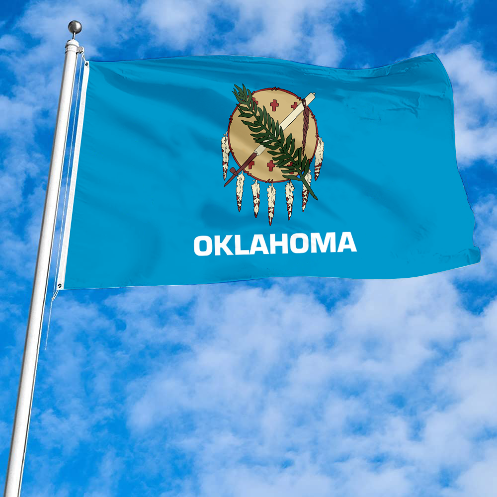 Fyon The United States Oklahoma(1941–1988) Flag Banner