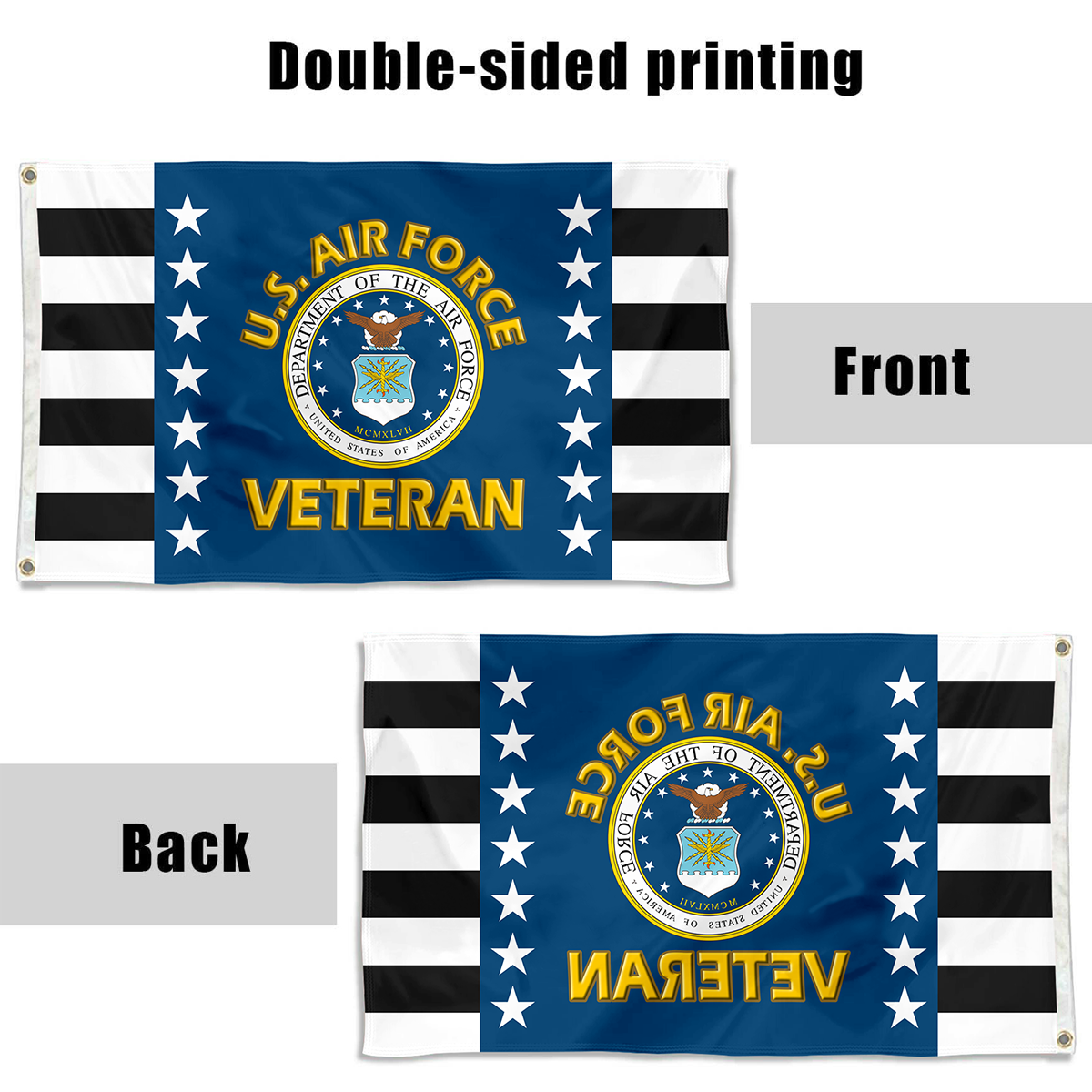 Fyon The United States U.S. AIR FORCE Veteran Flag Indoor and outdoor banner 33016