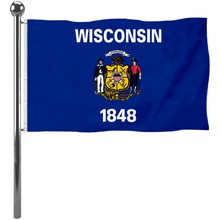 Fyon The United States Wisconsin Flag Banner