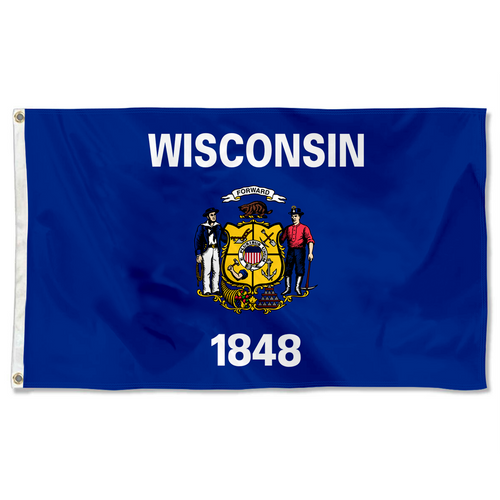 Fyon The United States Wisconsin Flag Banner