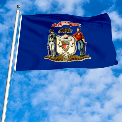 Fyon The United States Wisconsin(1866–1913) Flag Banner
