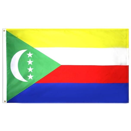 The current flag of Comoros Flag Indoor and outdoor banner
