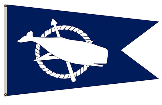 The de facto flag of Nantucket banner landscape flag