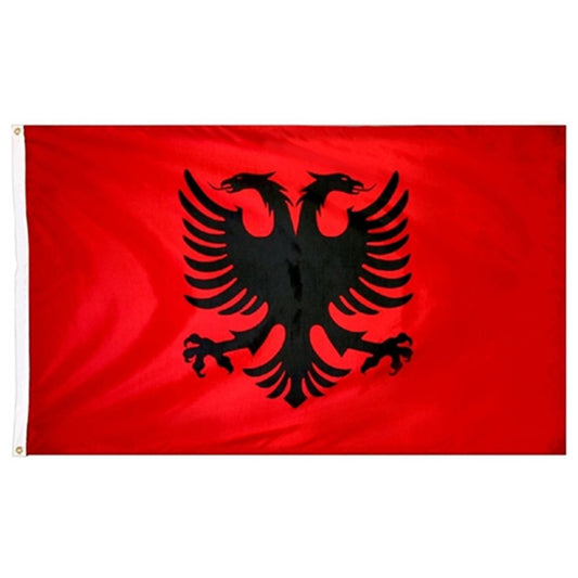 The national flag of Albania Flag Indoor and outdoor banner