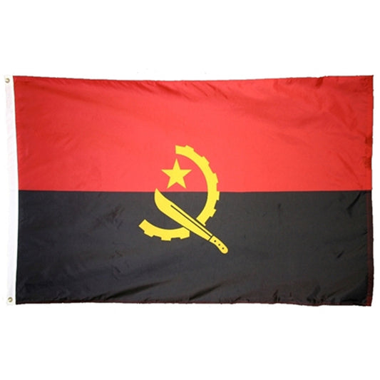 The national flag of Angola Flag Indoor and outdoor banner