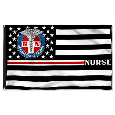 Fyon Thin Red Line Nurse Flag 41804  Indoor and outdoor banner