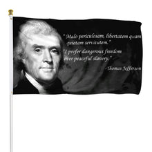 Fyon Thomas Jefferson Flag Indoor and Outdoor Banner