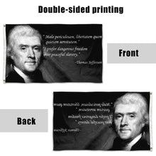 Fyon Thomas Jefferson Flag Indoor and Outdoor Banner