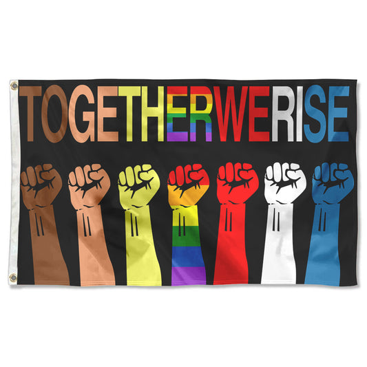 Fyon Together We Rise Protest flag Indoor and outdoor banner
